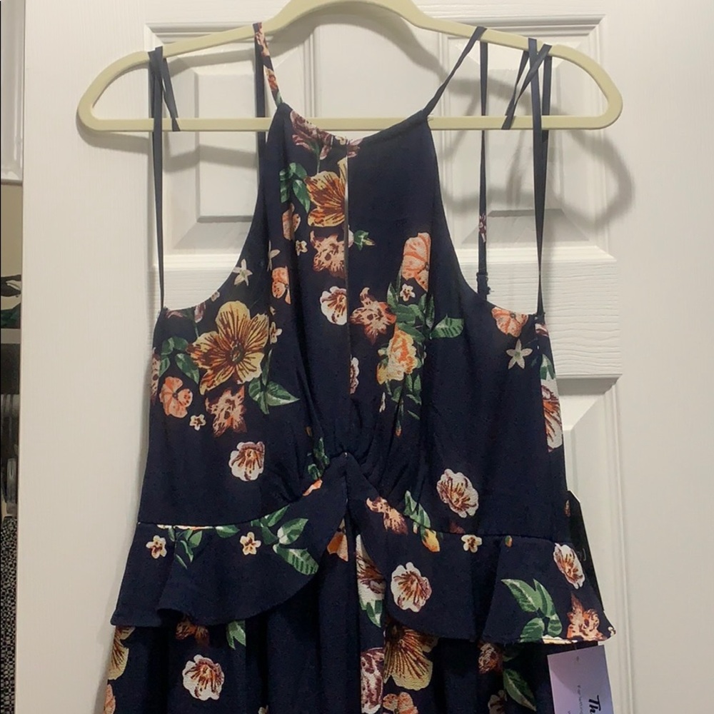 Navy floral Maxi-Very J brand. Brand new with tags